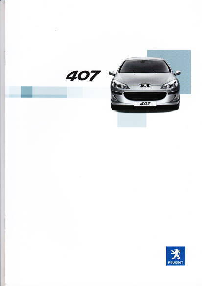 Autoprospekt Peugeot 407 März 2005
