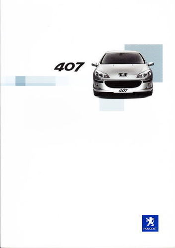 Autoprospekt Peugeot 407 März 2004