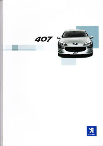 Autoprospekt Peugeot 407 Juni 2004