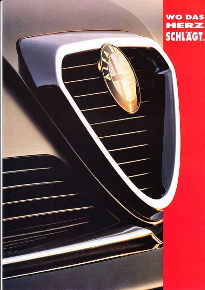 Autoprospekt Alfa Romeo 164 Super