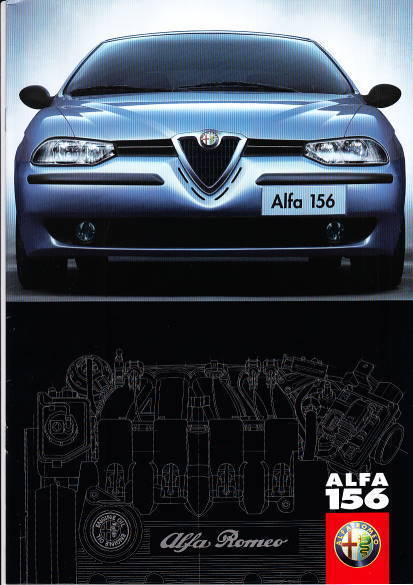 Autoprospekt Alfa Romeo 156 September 1999