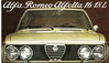 Autoprospekt Alfa Romeo Alfetta 1977