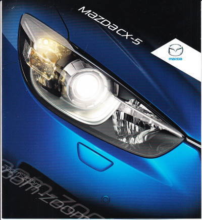 Autoprospekt Mazda CX 5 Dezember 2011