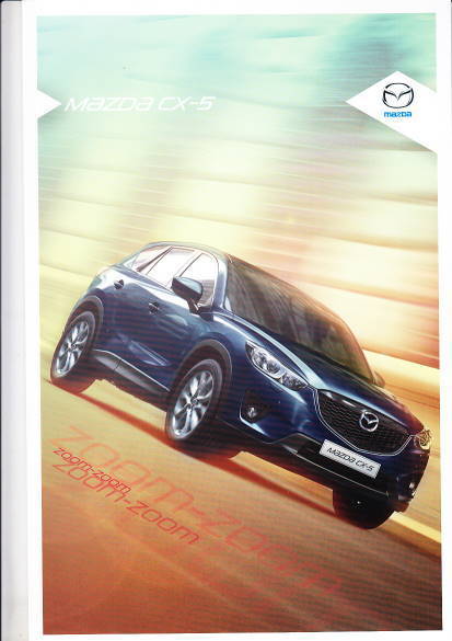 Autoprospekt Mazda CX 5 Januar 2014