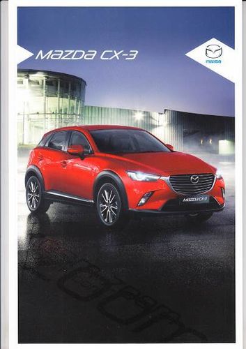 Autoprospekt Mazda CX 3 Juni 2015