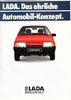 Autoprospekt Lada PKW Programm Juni 1986