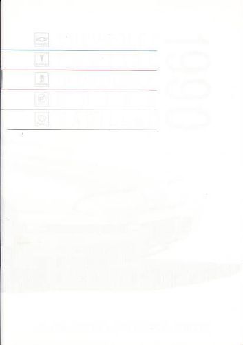 Autoprospekt GM PKW Programm 1990