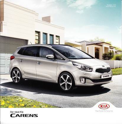 Autoprospekt Kia Carens Februar 2013