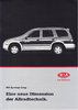 Autoprospekt Kia Sportage long September 1999