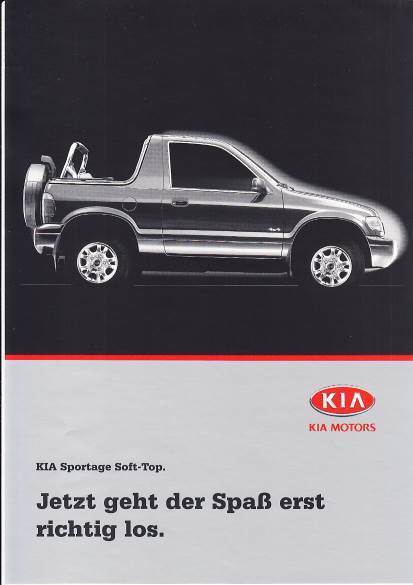 Autoprospekt Kia Sportage Soft Top 9 - 1999