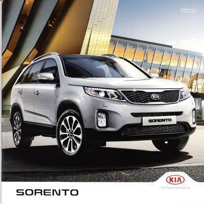 Autoprospekt Kia Sorento oktober 2012