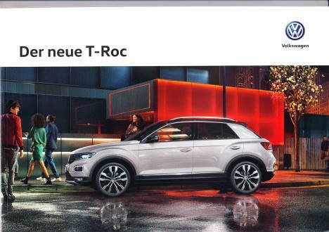 Autoprospekt VW T-Roc Dezember 2017