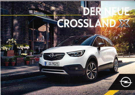 Autoprospekt Opel Crossland X Juni 2017