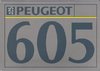 Autoprospekt Peugeot 605