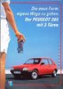 Autoprospekt Peugeot 205 1985 und Technik