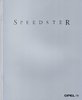 Autoprospekt Opel Speedster Oktober 2000