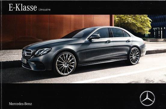 Autoprospekt Mercedes E Klasse Limousine 11 - 2015