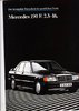 Autoprospekt Mercedes 190 E 2.3-16 August 1984