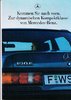 Autoprospekt Mercedes 190 Juni 1986