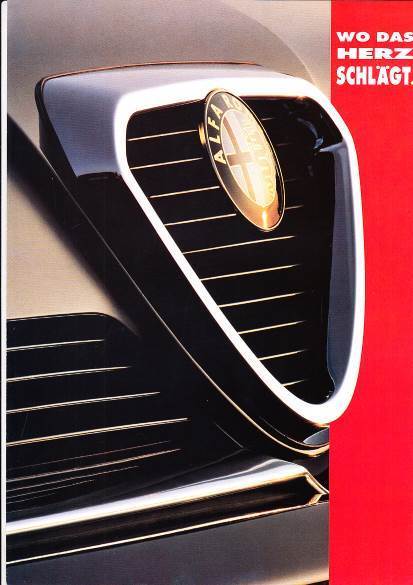 Autoprospekt Alfa Romeo 164 Super