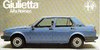 Autoprospekt Alfa Romeo Giulietta 80er Jahre