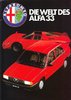 Autoprospekt Alfa Romeo 33 1983