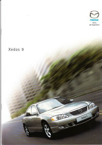 Autoprospekt Mazda Xedos 9 Oktober 2000
