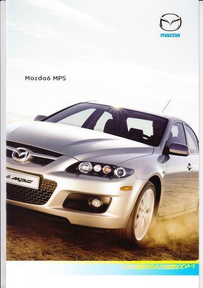 Autoprospekt Mazda 6 MPS November 2005