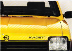 Autoprospekt Opel Kadett C Juli 1976 gelocht