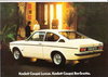 Autoprospekt Opel Kadett C Coupe November 1977
