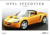 Autoprospekt Opel Speedster Studie August 1999