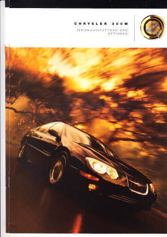 Autoprospekt Chrysler 300 M Ausstattung 12 - 1998