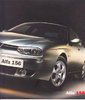 Autoprospekt Alfa Romeo 156 Februar 2002 gelocht