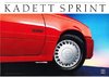 Autoprospekt Opel Kadett Sprint Februar 1988