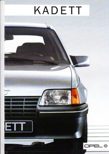 Autoprospekt Opel Kadett Juli 1986