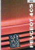 Autoprospekt Peugeot 405 Break 1989