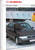 Autoprospekt Subaru Legacy 4WD 2.0 2.2 Oktober 1991