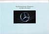 Autoprospekt Mercedes PKW Programm September 1990