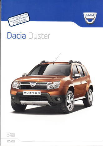 Autoprospekt Dacia Duster Mai 2010