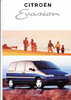 Autoprospekt Citroen Evasion Februar 1994