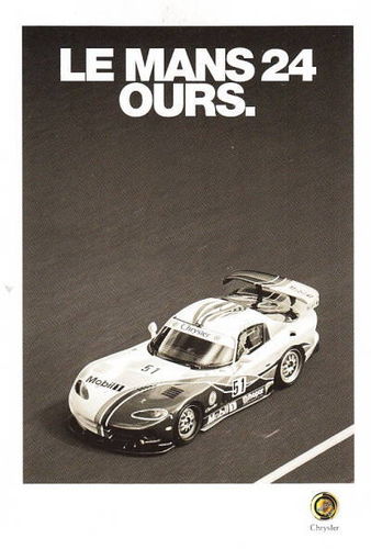 Autoprospekt Chrysler Viper GTS-R 1998