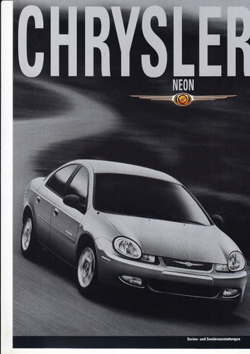 Farbkarte Chrysler Neon Dezember 2000