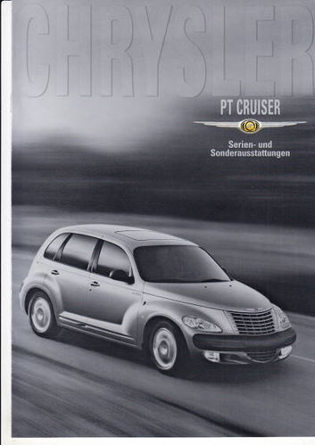 Farbkarte Chrysler PT Cruiser Januar 2001