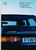Autoprospekt Mercedes 190 Januar 1987