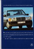 Autoprospekt Mercedes 190 August 1988