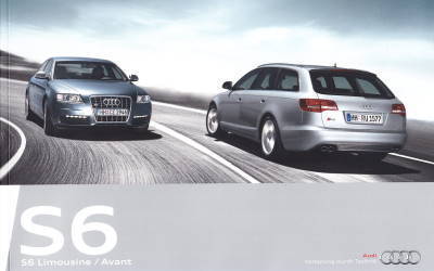 Autoprospekt Audi S6 September 2009