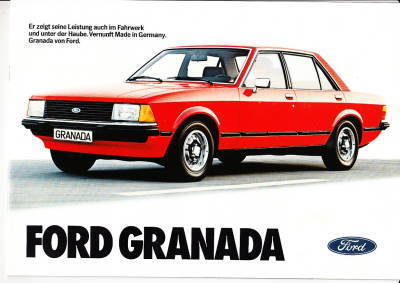 Autoprospekt Ford Granada Februar 1980