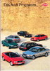 Autoprospekt Audi PKW Programm Januar 1993