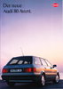 Autoprospekt Audi 80 Avant Januar 1993