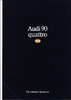Autoprospekt Audi 90 quattro August 1987